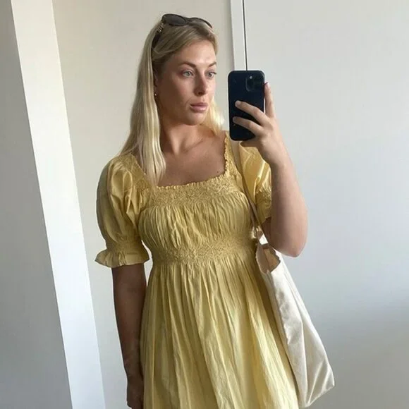 DOEN 2023 Eclipse Dress - - Wild Honeysuckle - Picture 8 of 14